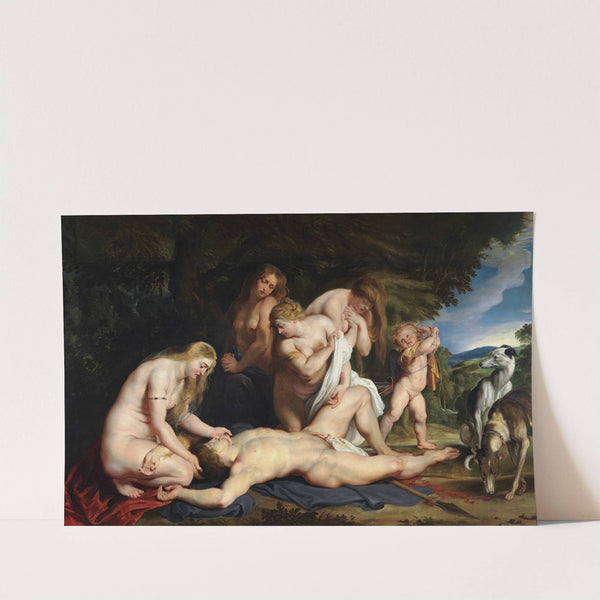 The Death of Adonis (With Venus, Cupid, and The Three Graces) by Peter Paul Rubens