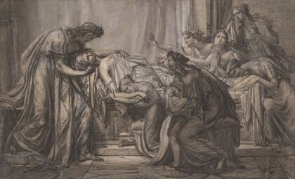 The Death of Alcestis, or The Heroism of Conjugal Love — size preview