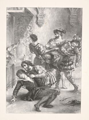 The death of Hamlet (Act V, scene ii) (1864)