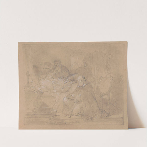 The Death of Marie de&#039; Medici by Nicaise De Keyser