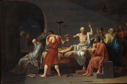 The Death of Socrates — size preview