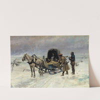 The Death of Sten Sture the Younger on the Ice of Lake Mälaren by Carl Gustaf Hellqvist
