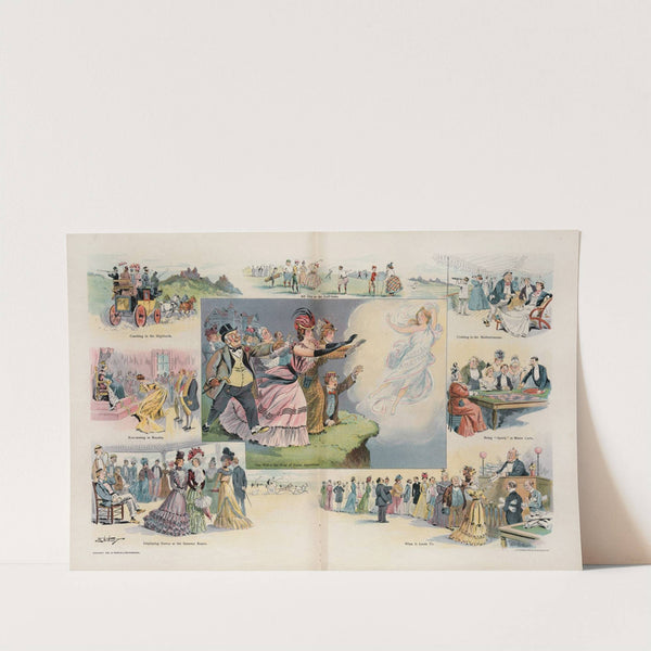 The decay of home-life among the ‘smart set’ (1899) by Samuel Ehrhart