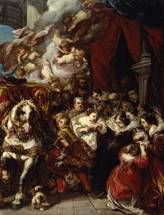 The Departure of Elisabeth of France for Spain
