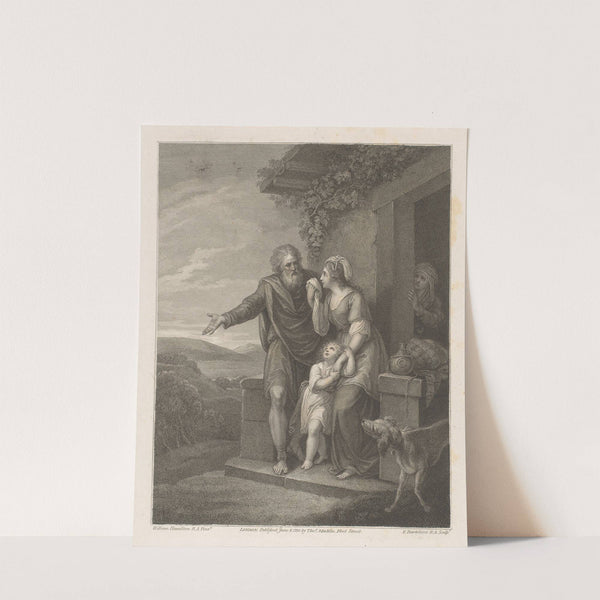 The Departure of Hagar (1791) by William Hamilton