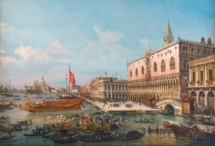 The Departure Of The Bucintoro From San Marco To San Nicoló Del Lido