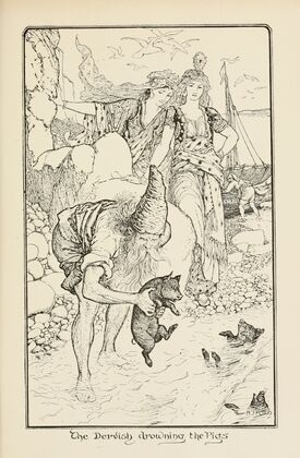 The Dervish Drowning the Pigs. (1905)