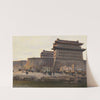 The Deshengmen City Gate in Beijing by Erich Kips