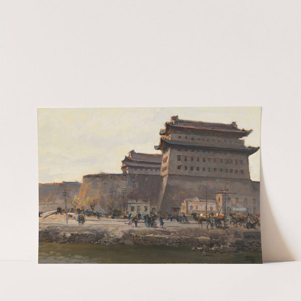 The Deshengmen City Gate in Beijing by Erich Kips
