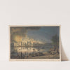 The Destruction of Both Houses of Parliament by Fire, Oct. 16 1834 by Thomas Mann Baynes