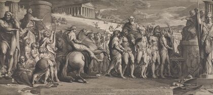 The Diagorides Victors at Olympia (Design for the Walls of the Great Room of the Society for the Encouragement of the Arts) (after 1783)