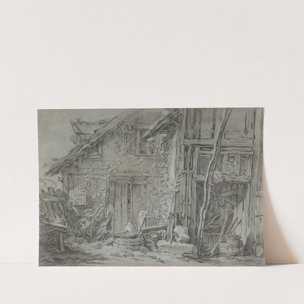 The Dilapidated Farmhouse by François Boucher