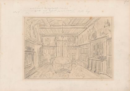 The Dining Room in the House of the Artist Henri Leys