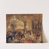 The Dinner at the Ball (1878) by Adolph von Menzel