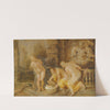 The Discovery Of The Baby Erichthonius By The Daughters Of Cecrops by Peter Paul Rubens