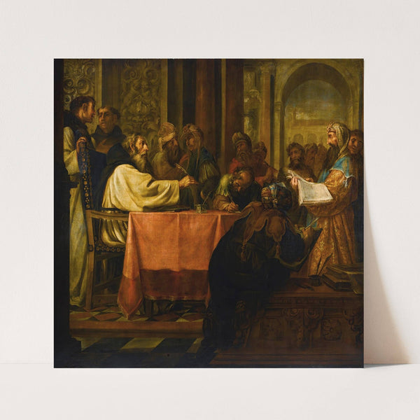 The Disputation Of Saint Jerome by Juan de Valdés Leal