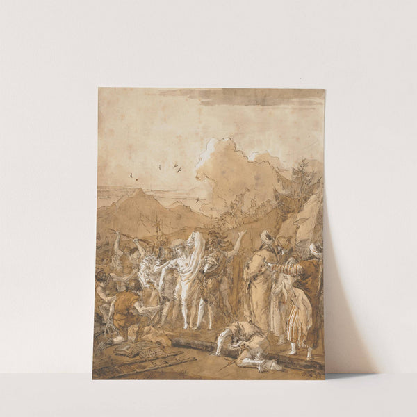 The Disrobing of Christ (c. 1785-1790) by Giovanni Domenico Tiepolo