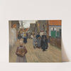 The Distribution of Bread in the Village by Frans Van Leemputten