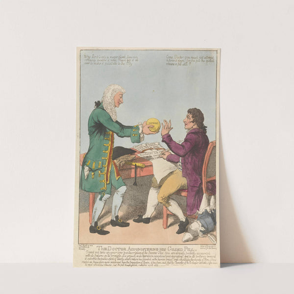 The Doctor Administering His Gilded Pill by Charles Williams