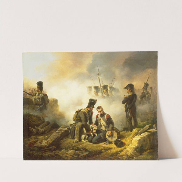 The Dog of the Regiment Wounded (1819) by Horace Vernet