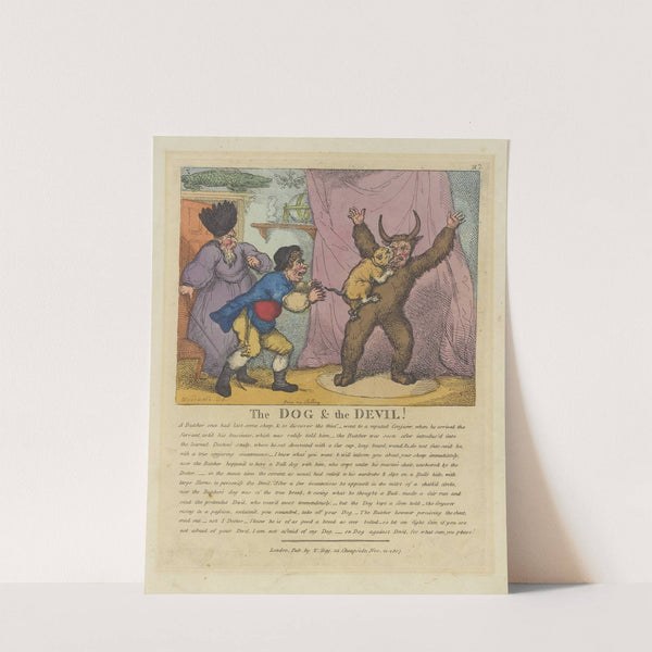 The dog & the devil! (1807) by George Moutard Woodward