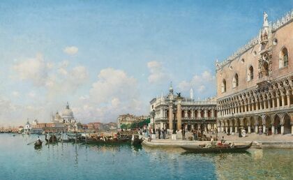 The Doge’S Palace And Santa Maria Della Salute