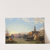 The Doge&#039;s Palace and the Piazzetta di San Marco with a View of the Grand Canal and Santa Maria Della Salute Beyond by Friedrich von Nerly