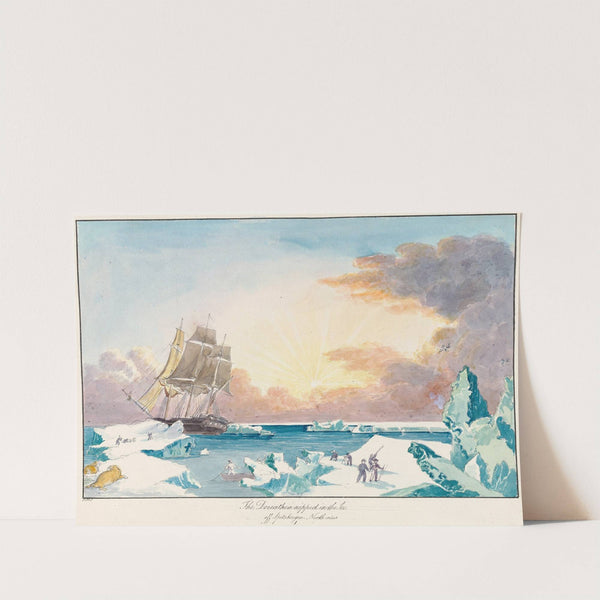 The Doreathea Nipped in the Ice off Spitzbergen, North View by Charles Hamilton Smith