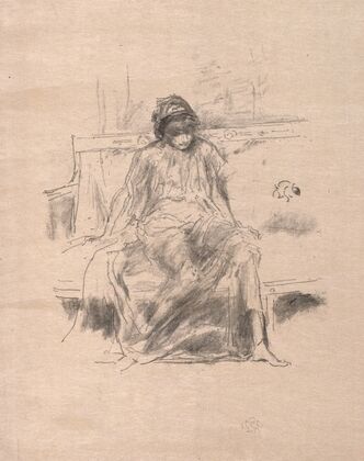 The Draped Figure Seated (1893)