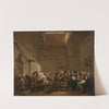 The Drawing Gallery of the Felix Meritis Society (1801) by Adriaan de Lelie