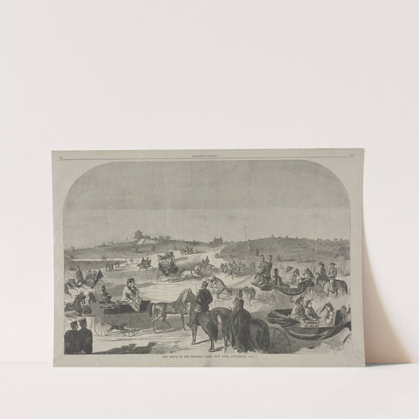The Drive in Central Park, New York, September, 1860 (1860) by Winslow Homer