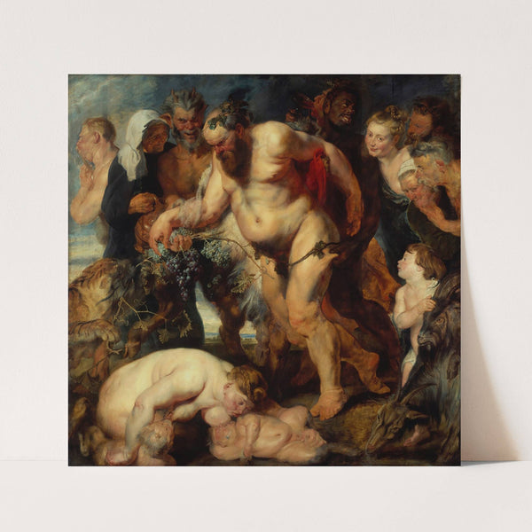 The drunken Silenus by Follower of Peter Paul Rubens