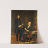 The Duke of Wellington with Colonel Gurwood at Apsley House by Andrew Morton