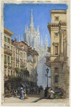 The Duomo in Milan from a Side Street