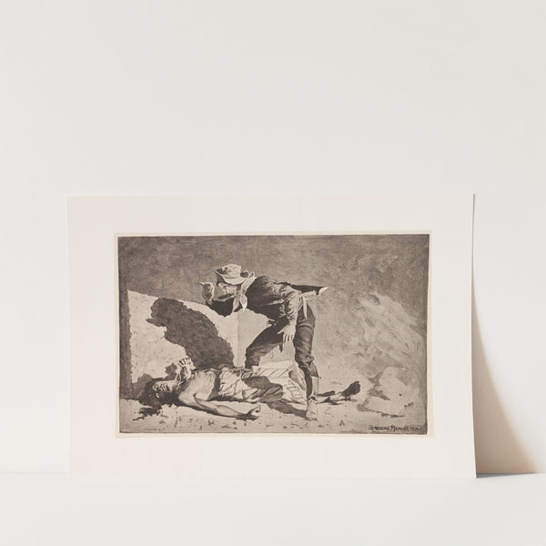 The dying Cacique (1889) by Frederic Remington