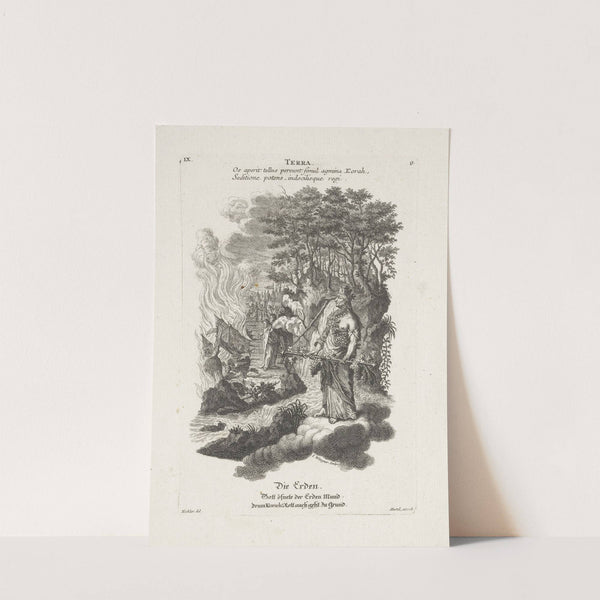 The earth (1758-1760) by Jakob Wangner