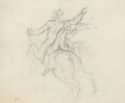 The Education of Achilles (ca. 1844)