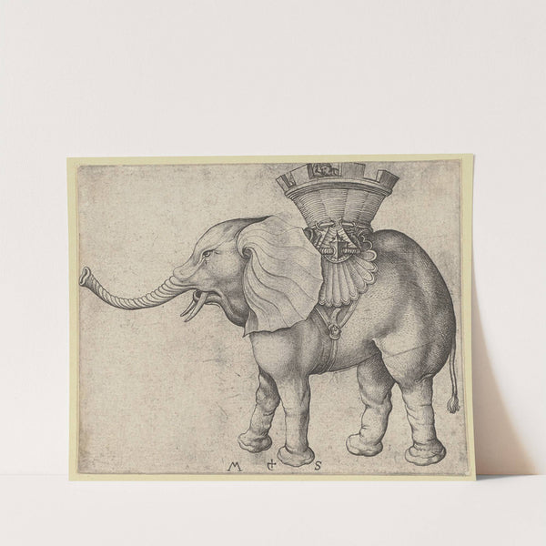 The Elephant by Martin Schongauer
