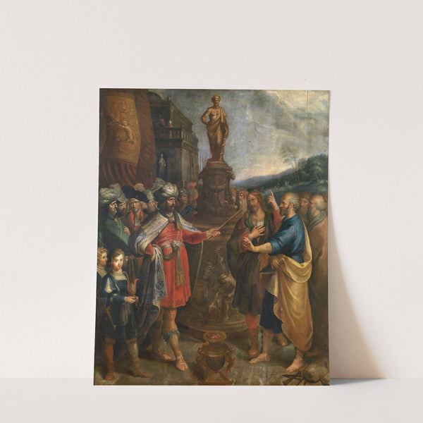 The Emperor Diocletian shows the Statue of Asclepius (1624) by Frans Francken the Younger