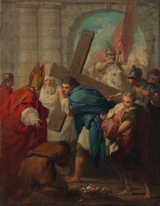The Emperor Heraclius Carrying the Cross