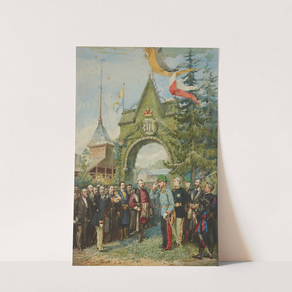The Emperor Visiting the School of Forestry by Andrzej Bronisław Grabowski