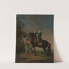 The Empress Elizabeth of Russia (1709–1762) on Horseback, Attended by a Page by Georg Christoph Grooth