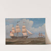 The English Merchant Ship &#039;Malabar&#039; by William Clark