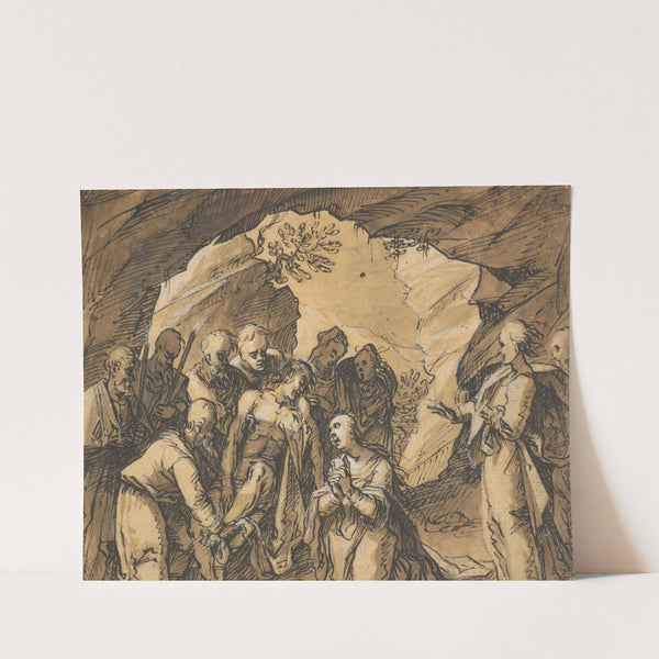 The Entombment of Christ by Hermann Weyer