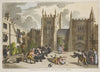 The entrance to the Cloisters at Magdalen College – Oxford (1811)