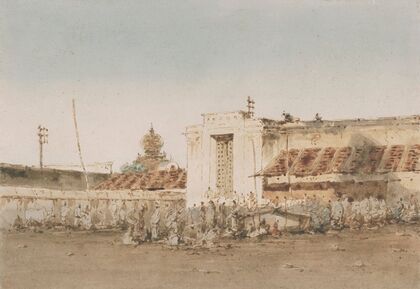 The entrance to ‘the Honourable East India Company’s pagoda’, Madras