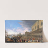 The Entry of the French Ambassador into Venice in 1706 (1706 - 1708) by Luca Carlevarijs
