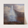 The Eruption of the Great Geyser in Iceland in 1834 by Friedrich Theodore Kloss