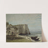 The Etretat Cliffs after the Storm (1870) by Gustave Courbet