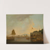 The European Factories and Dutch Folly Fort, Canton, from the southwest side of the Canton River by Thomas Daniell